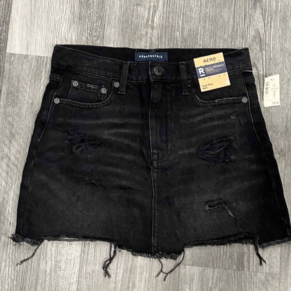 New! Aeropostale Real Original High Rise Denim Skirt, size 4
